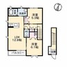 リアン　Ｃ棟 2LDKの間取り