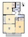 瀬戸大橋線/茶屋町駅 徒歩6分 2階 築28年 3DKの間取り