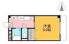 竹内ビル 1Kの間取り