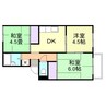 メゾン八軒屋 3Kの間取り