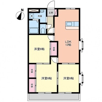間取図 グランデパティオ参番館