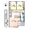 ラフィーク 2LDKの間取り