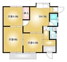 中島塩津様借家 3DKの間取り