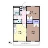 APレジデンス阿賀崎 2DKの間取り
