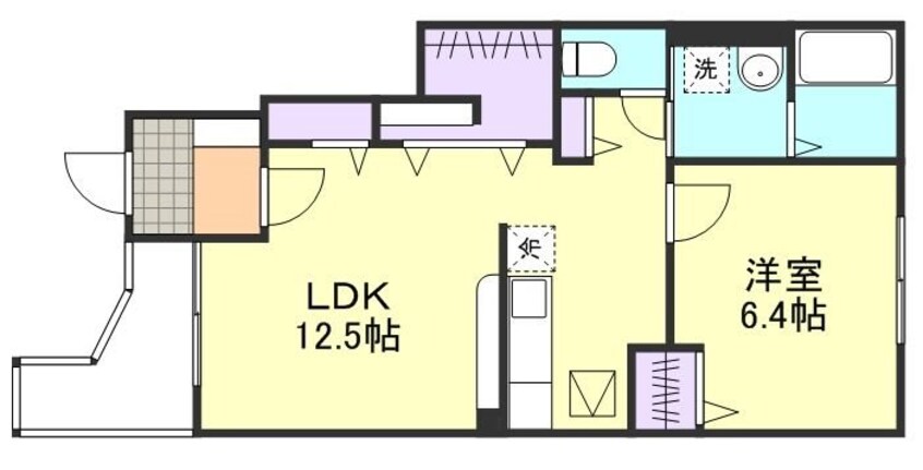 間取図 サンシャイン羽島Ａ