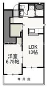 アドヴァンスＳＨⅢ　B棟 2LDKの間取り