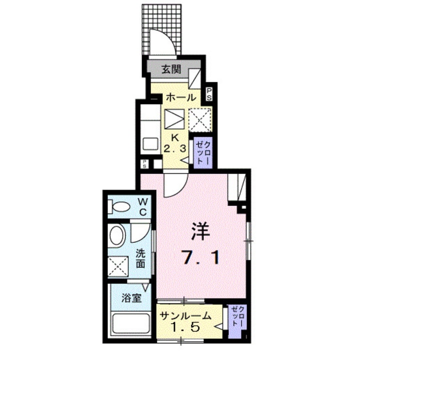 間取図 ディリジェント　エイト