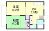 山陽本線（中国）/西阿知駅 徒歩8分 1階 築36年 2DKの間取り