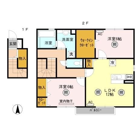 間取り図 サンパティークⅡ