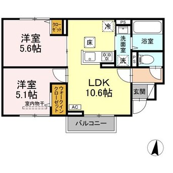 間取図 テラス倉敷