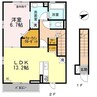 ウィングパレス明神 1LDKの間取り