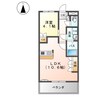 ボヌール若宮 1LDKの間取り