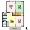 瀬戸大橋線/児島駅 徒歩9分 2階 築34年 3DKの間取り