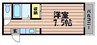 山陽本線（中国）/倉敷駅 徒歩10分 4階 築38年 1Kの間取り