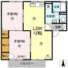 ウエストアベニュー　A棟 2LDKの間取り
