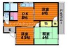 コーポ猪木 3DKの間取り