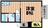 水島臨海鉄道水島本線/常盤駅 徒歩4分 2階 築24年 1Kの間取り