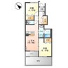 山陽本線（中国）/倉敷駅 徒歩39分 1階 築14年 2LDKの間取り