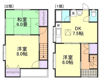 間取図 コーポ萌