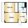 水島臨海鉄道水島本線/倉敷市駅 徒歩26分 4階 築40年 2Kの間取り