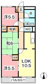 デューク白楽町　I 3LDKの間取り