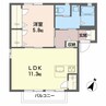 ハイム長田　Ａ棟 1LDKの間取り