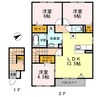 ヴィラ・アムール 3LDKの間取り