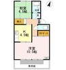 水島臨海鉄道水島本線/球場前駅 徒歩17分 1階 築40年 2Kの間取り
