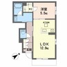 山陽本線（中国）/倉敷駅 徒歩21分 1階 築浅 1LDKの間取り