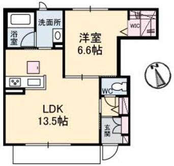 間取図 水島臨海鉄道水島本線/西富井駅 徒歩10分 1階 築4年