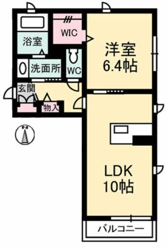 間取図 山陽本線（中国）/倉敷駅 徒歩17分 2階 築12年
