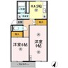 山陽本線（中国）/西阿知駅 徒歩17分 2階 築41年 2Kの間取り