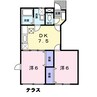 宇野線<宇野みなと線>/彦崎駅 徒歩6分 1階 築26年 2DKの間取り