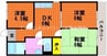 宇野線<宇野みなと線>/備前田井駅 徒歩8分 2階 築21年 3DKの間取り