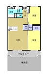 吉備線<桃太郎線>/服部駅 徒歩23分 1階 築10年 2LDKの間取り