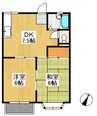 宇野線<宇野みなと線>/茶屋町駅 徒歩29分 1階 築33年 2DKの間取り