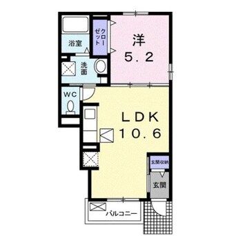 間取図 瀬戸大橋線/茶屋町駅 徒歩11分 1階 築6年