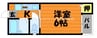 山陽本線（中国）/新倉敷駅 徒歩6分 1階 築18年 1Kの間取り