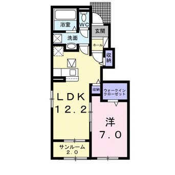 間取図 山陽本線（中国）/新倉敷駅 徒歩32分 1階 築2年