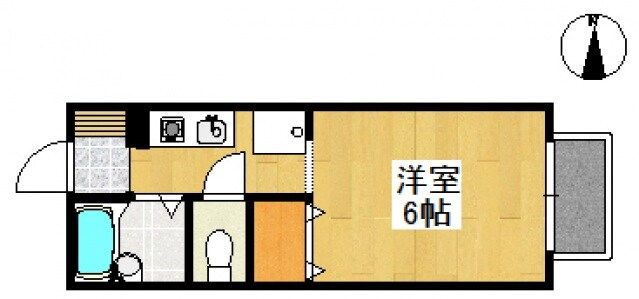 間取り図 水島臨海鉄道水島本線/倉敷市駅 徒歩24分 2階 築30年