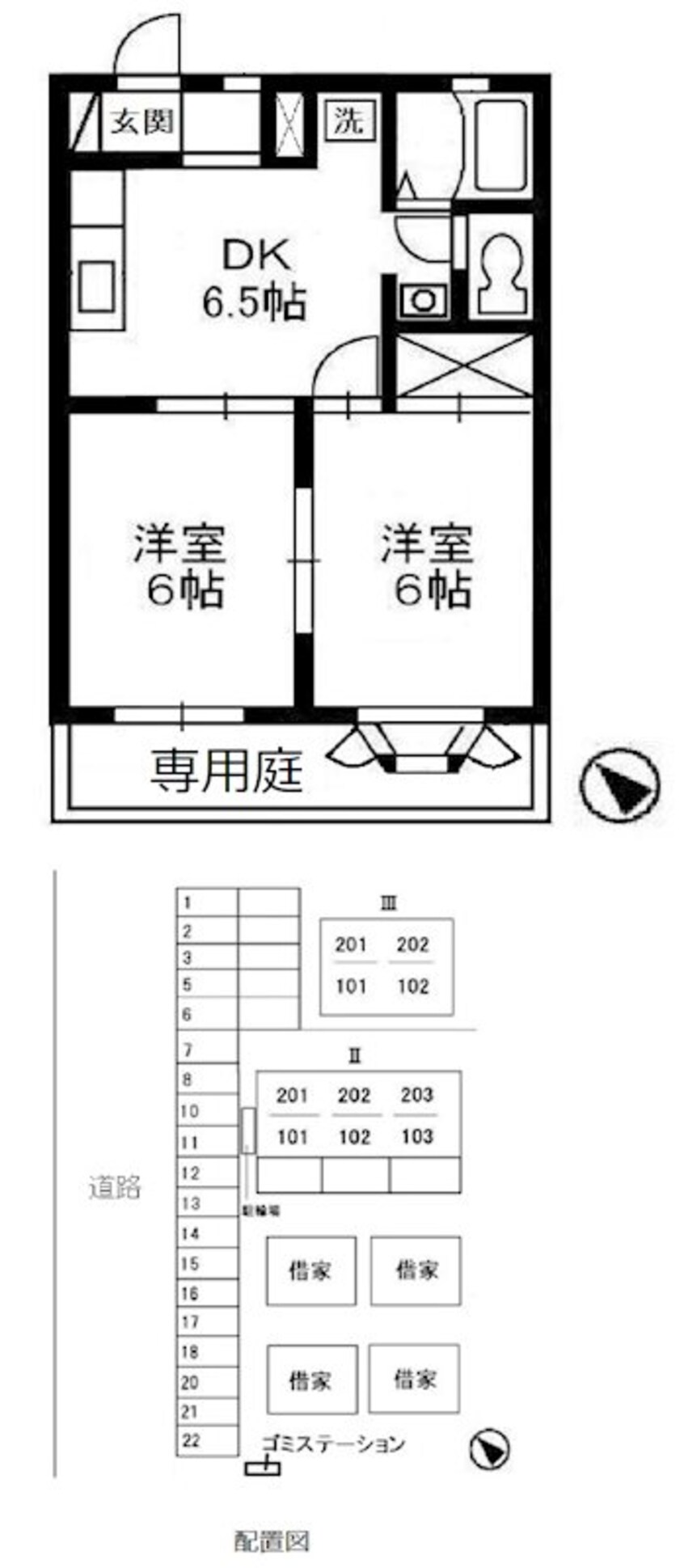 間取図 山陽本線（中国）/倉敷駅 徒歩24分 1階 築31年
