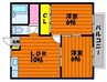 水島臨海鉄道水島本線/栄駅 徒歩25分 2階 築32年 2LDKの間取り