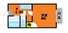 吉備線<桃太郎線>/東総社駅 徒歩6分 1階 築31年 1Kの間取り