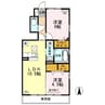 山陽本線（中国）/岡山駅 バス:50分:停歩2分 1階 築13年 2LDKの間取り