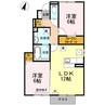 ラグジュアリー・K 2LDKの間取り