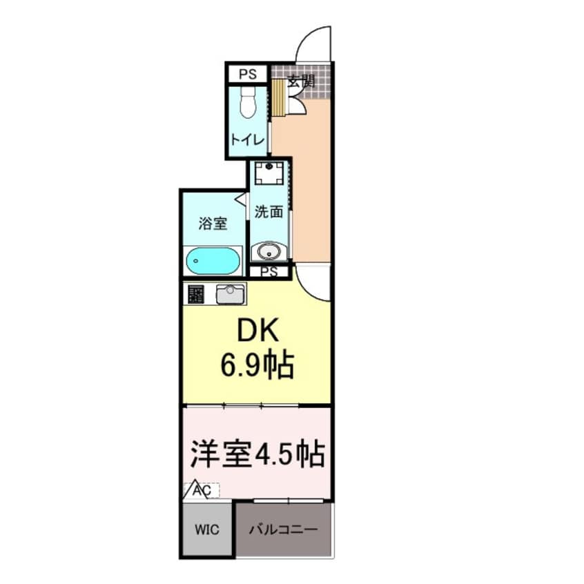 間取図 水島臨海鉄道水島本線/水島駅 徒歩17分 1階 1年未満