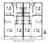 伯備線/清音駅 徒歩8分 2階 築15年 2LDKの間取り