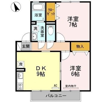 間取図 フローラルアベニュー　Ａ棟