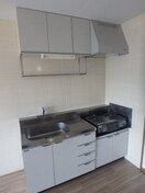 西中新田　フォンテーヌB　2LDK　キッチン フォンティーヌＢ