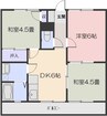 宇野線<宇野みなと線>/八浜駅 徒歩48分 2階 築39年 3DKの間取り